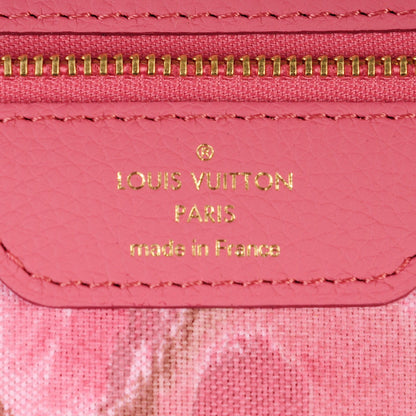 Louis Vuitton Monogram Articles de Voyage Ikat Neverfull MM Rose Velours 6 of 6