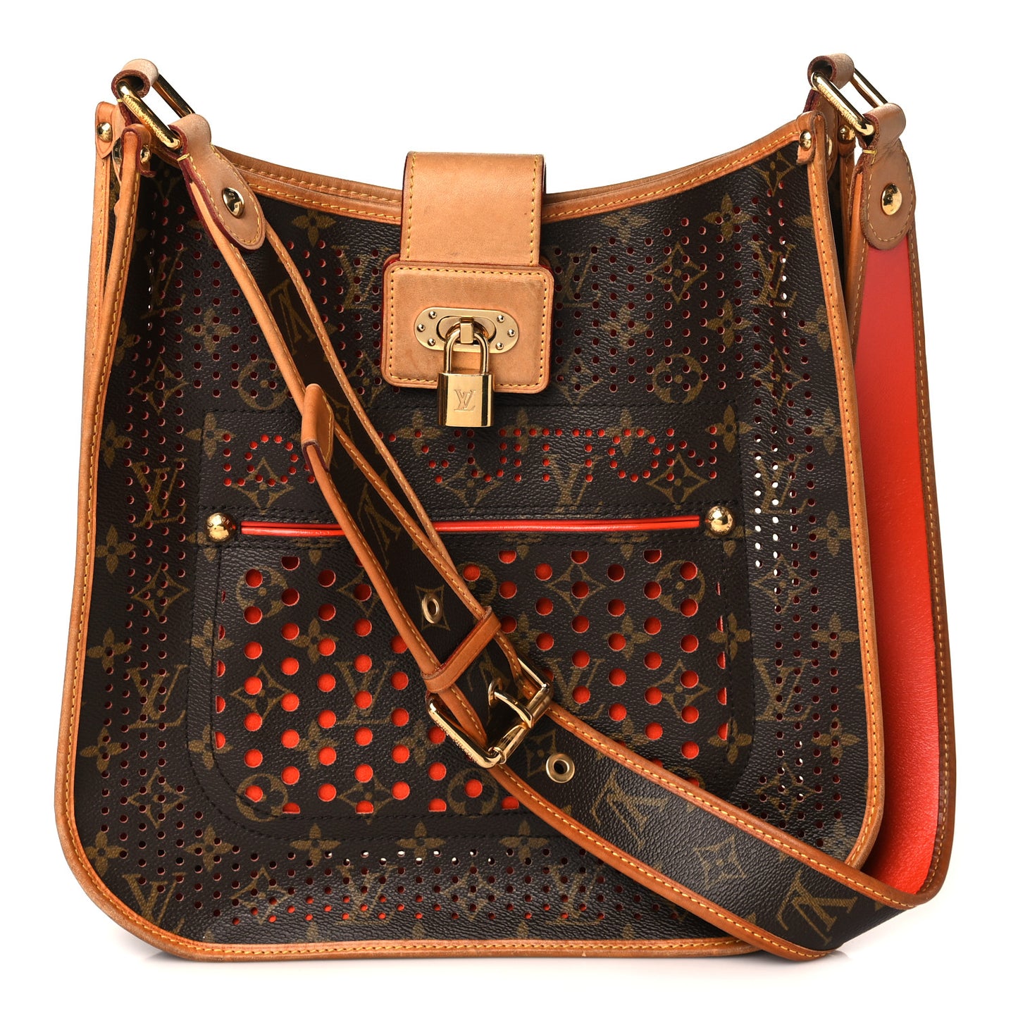 Monogram Perforated Musette Orange