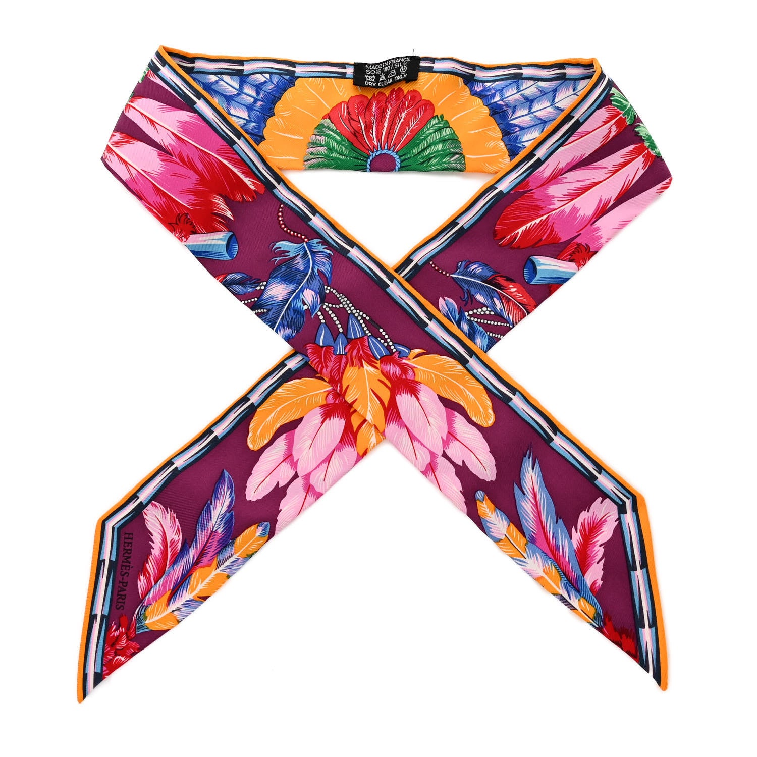 Hermes Silk Brazil Twilly 1 of 5