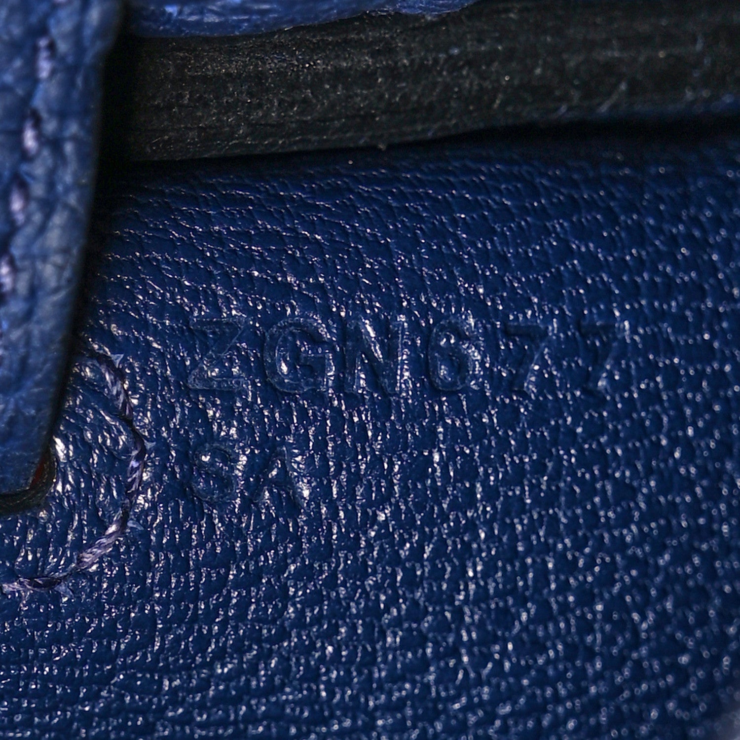 Hermes Togo Kelly Retourne 25 Bleu Saphir 7 of 10