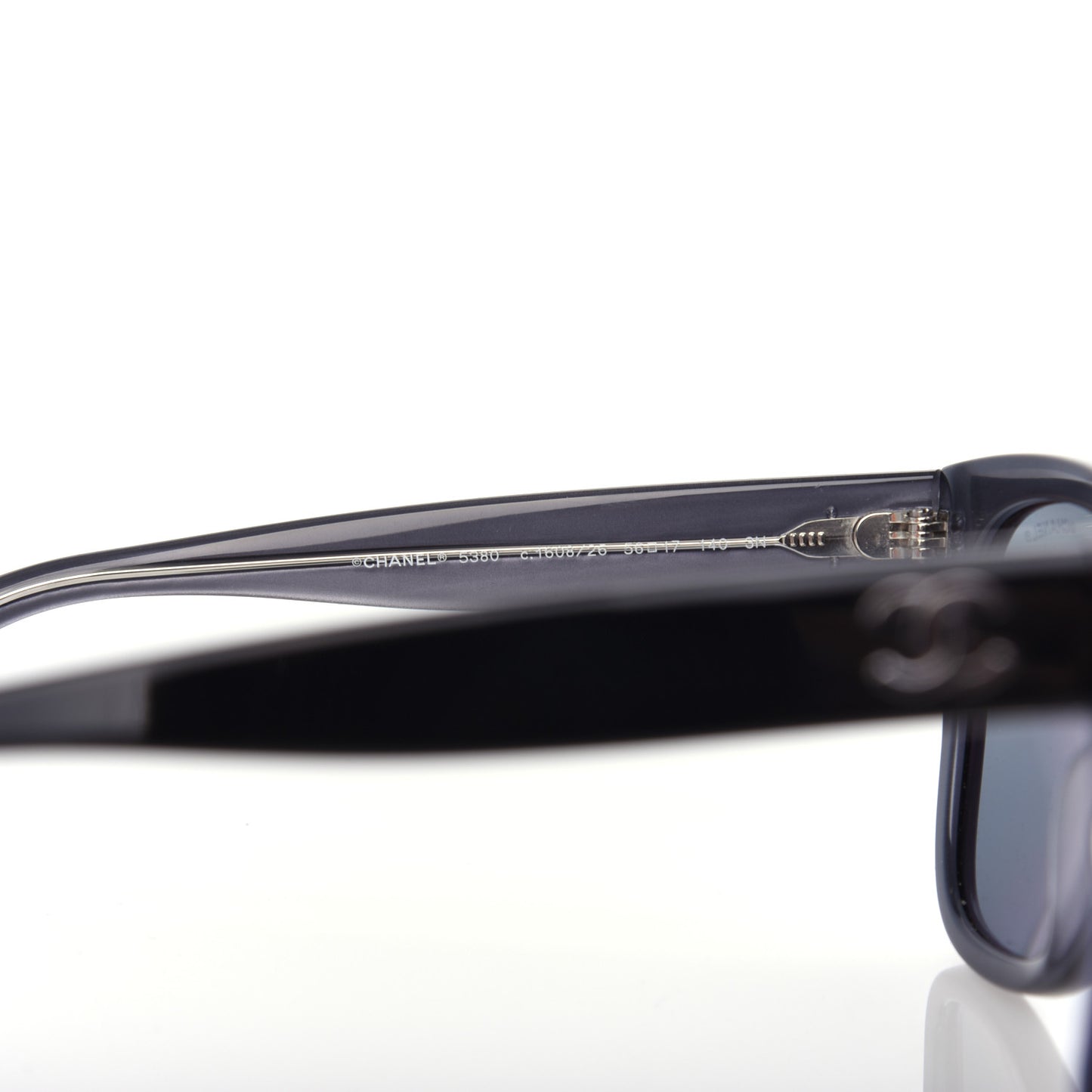 Acetate Square CC Sunglasses 5380 Black
