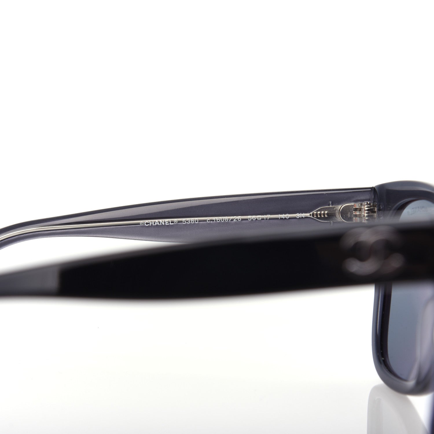 Chanel Acetate Square CC Sunglasses 5380 Black 5 of 7