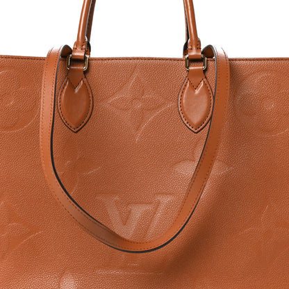 Louis Vuitton Empreinte Monogram Giant Onthego GM Cognac 7 of 9