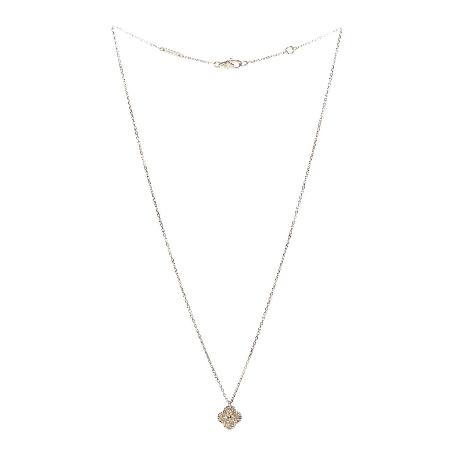 Van Cleef & Arpels 18K Rose Gold Sweet Alhambra Pendant Necklace 3 of 5