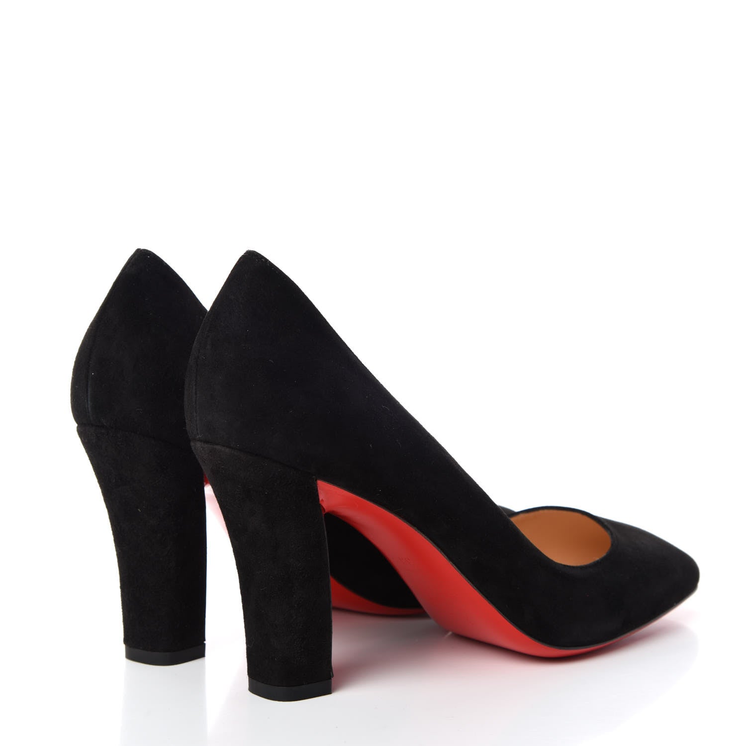 Christian Louboutin Veau Velours Viva 85 Pumps 39.5 Black 4 of 8