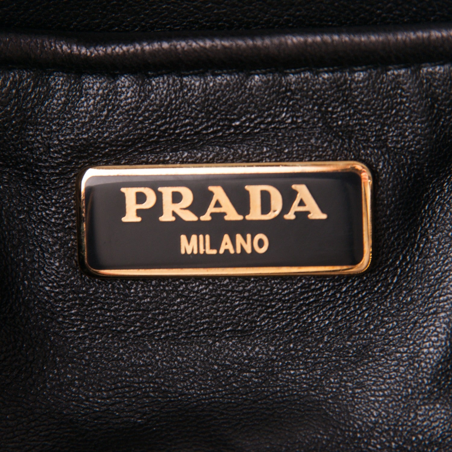 Prada Nappa Fiocco Bow Crossbody Clutch Black 6 of 8