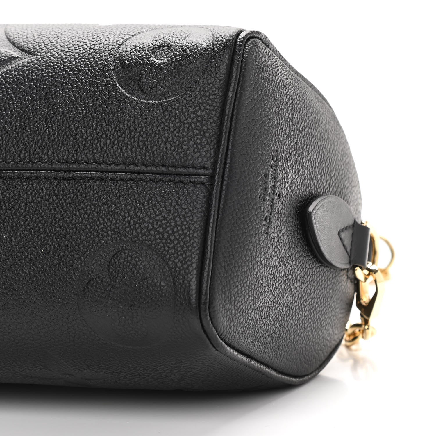 Louis Vuitton Empreinte Monogram Giant Speedy Bandouliere 20 Black 8 of 10