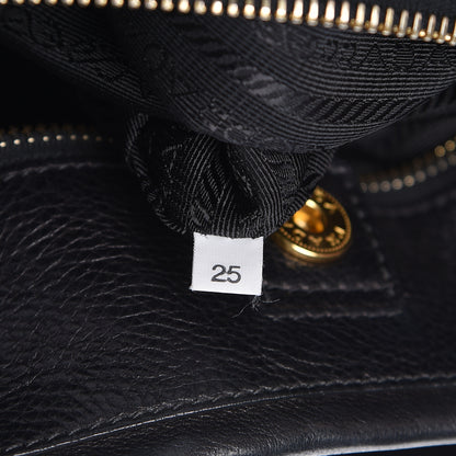 Prada Glace Calf Hobo Black 9 of 11