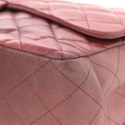 Chanel Lambskin Degrade Quilted Jumbo Single Flap Red 10 of 18