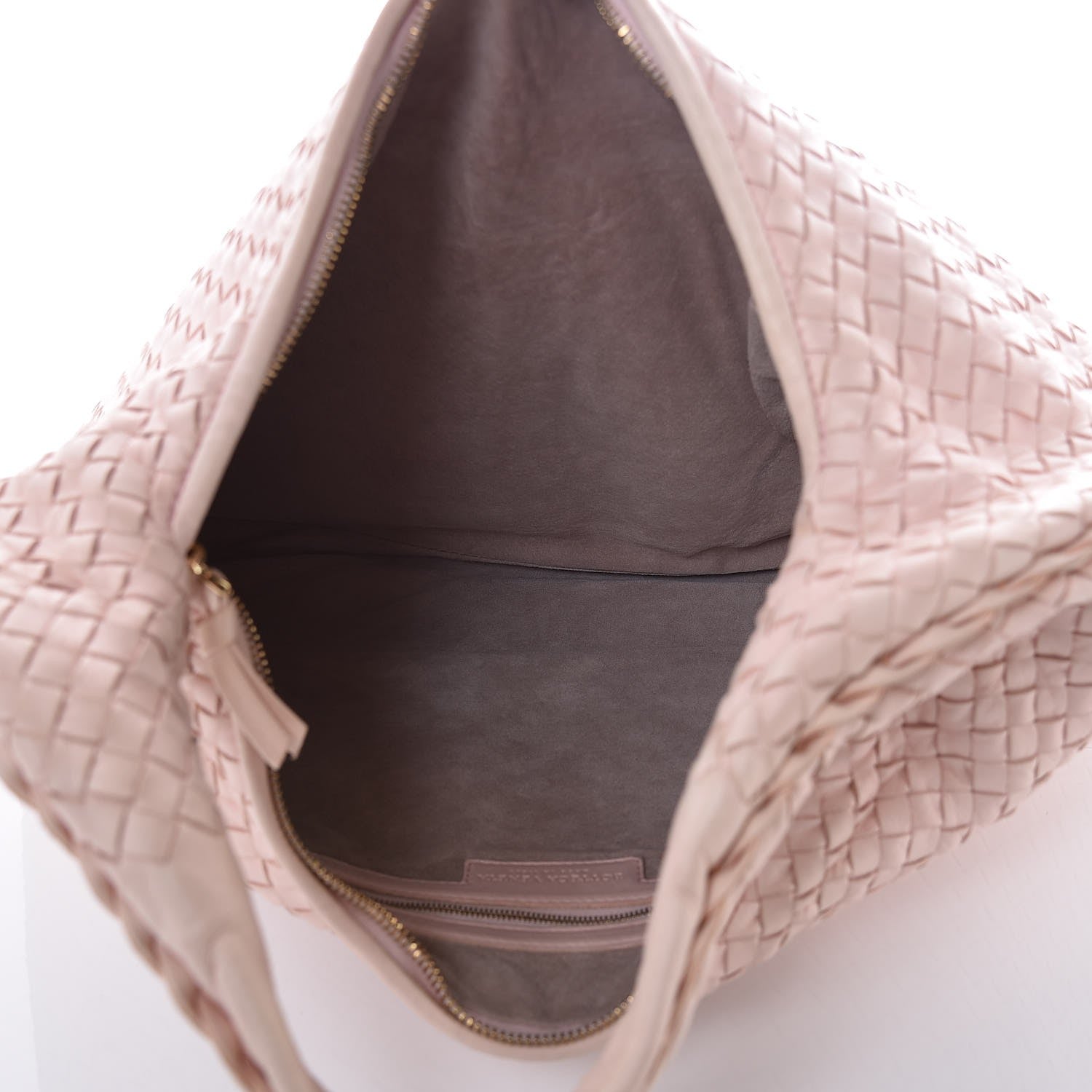 Bottega Veneta Nappa Intrecciato Large Veneta Hobo Magnolia 5 of 10