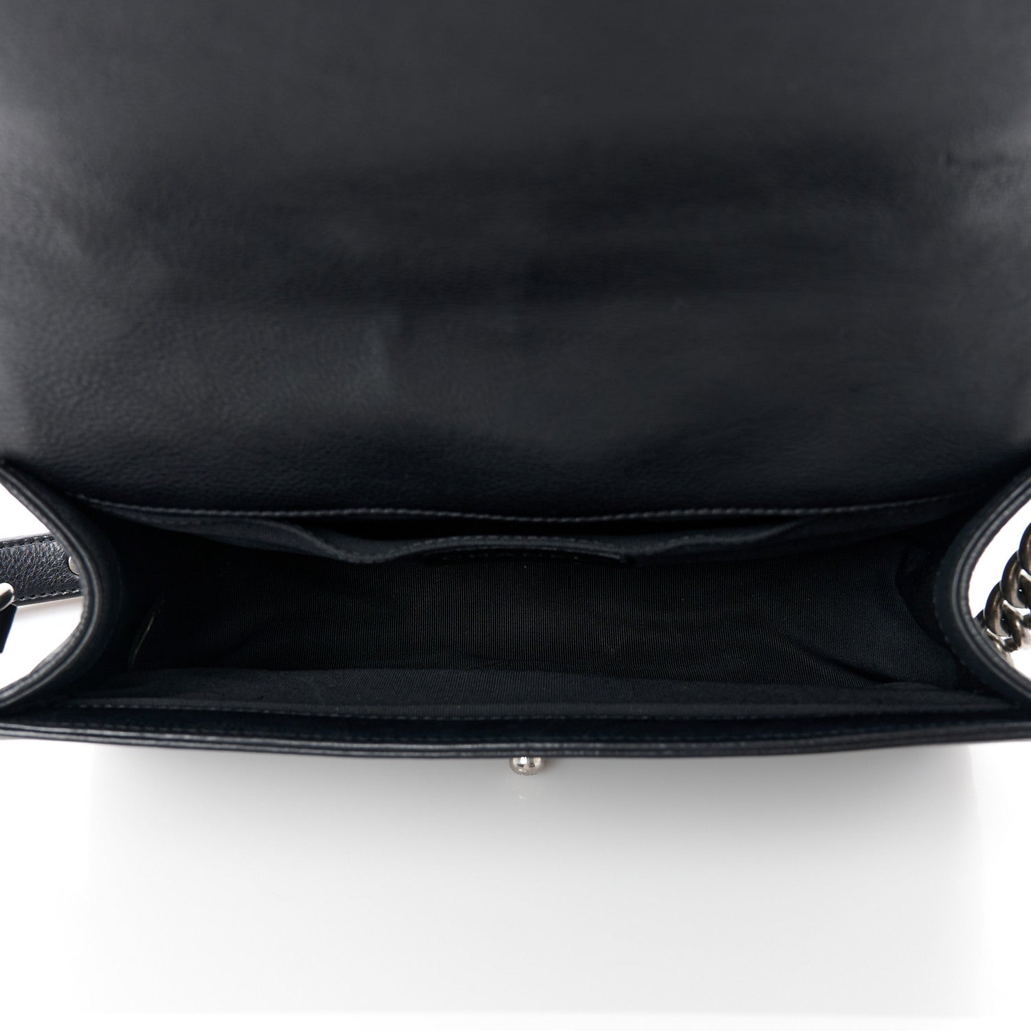 Chanel Lambskin Quilted Medium Boy Flap Black 5 of 10