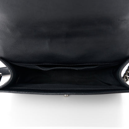 Chanel Lambskin Quilted Medium Boy Flap Black 5 of 10