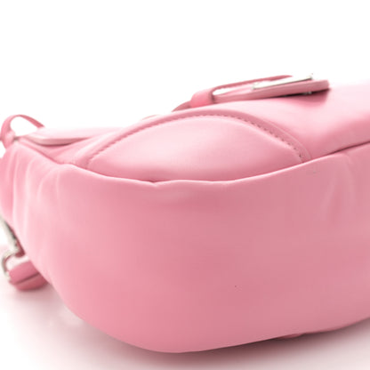 Prada Nappa Soft Padded Re-Edition 2002 Moon Bag Geranio 8 of 9