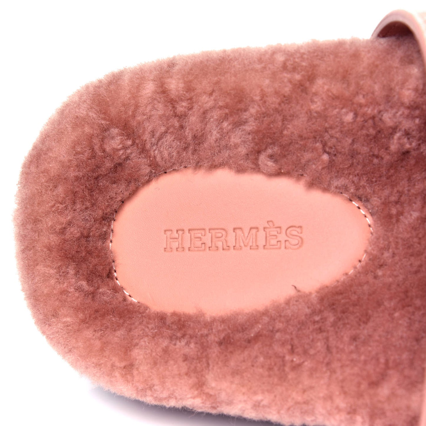 Suede Goatskin Woolskin Womens Chypre Sandals 38 Rose Aube