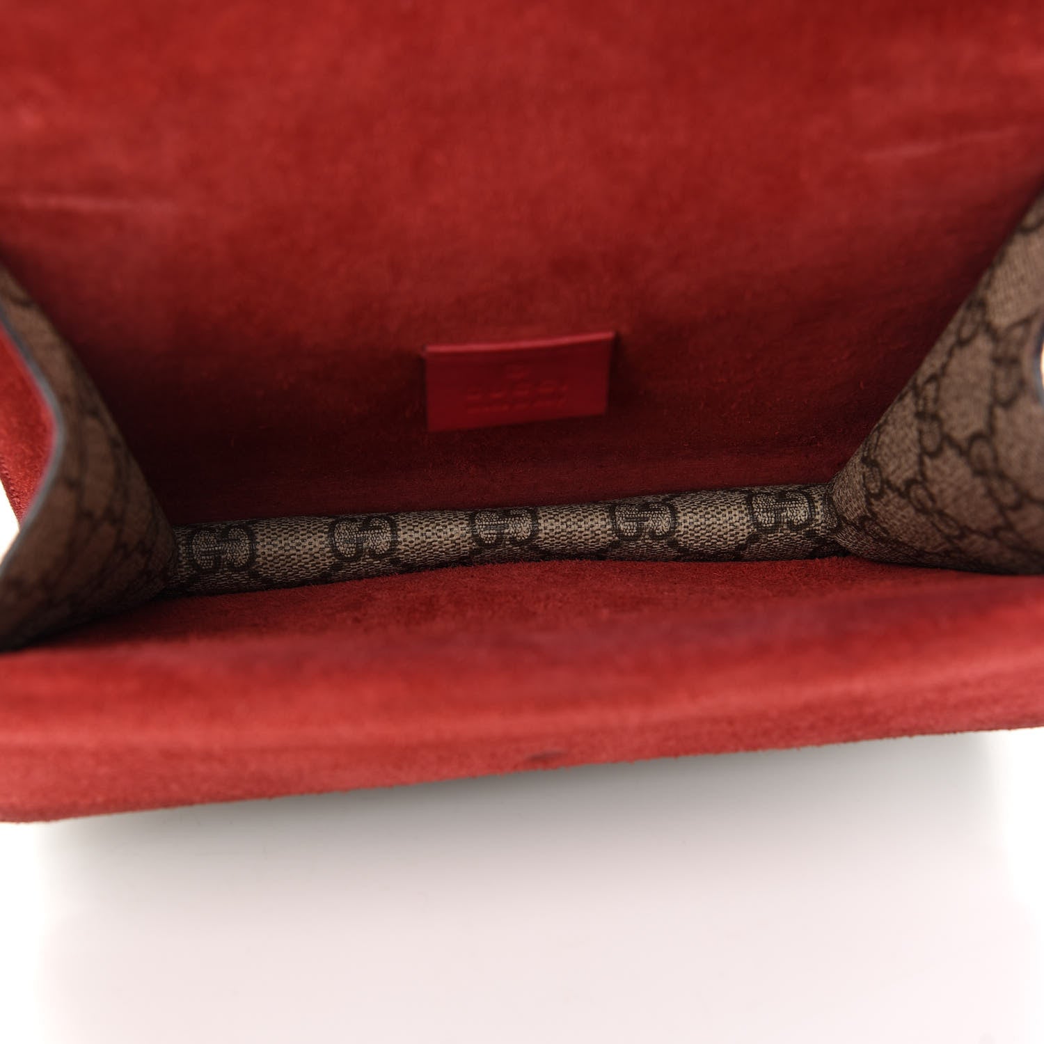 Gucci GG Supreme Monogram Mini Dionysus Shoulder Bag Hibiscus Red 5 of 9
