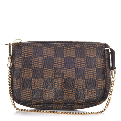 Louis Vuitton Damier Ebene Mini Pochette Accessories 1 of 9