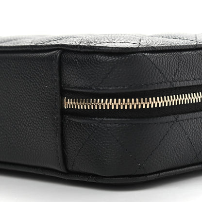 Chanel Caviar Quilted Vanity Case Black 9 of 11