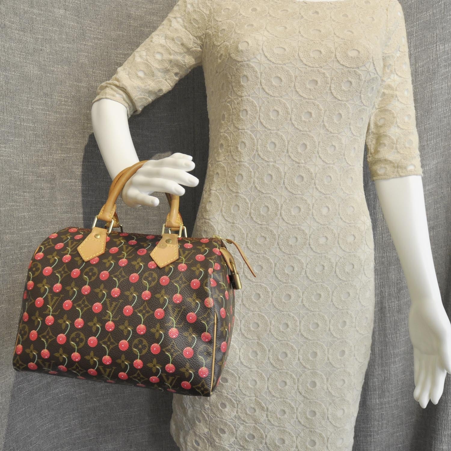 Louis Vuitton Monogram Cerises Speedy 25 3 of 7