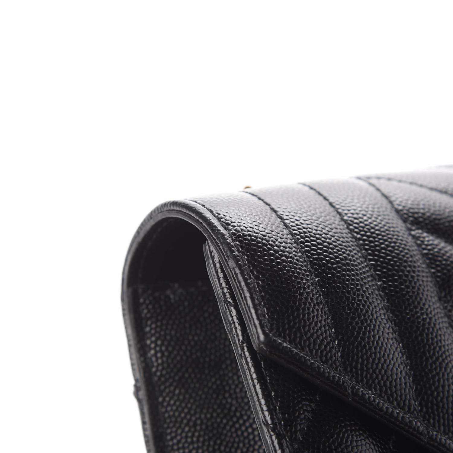Saint Laurent Grain De Poudre Textured Mixed Matelasse Triquilt Small Monogram Satchel Black 9 of 9