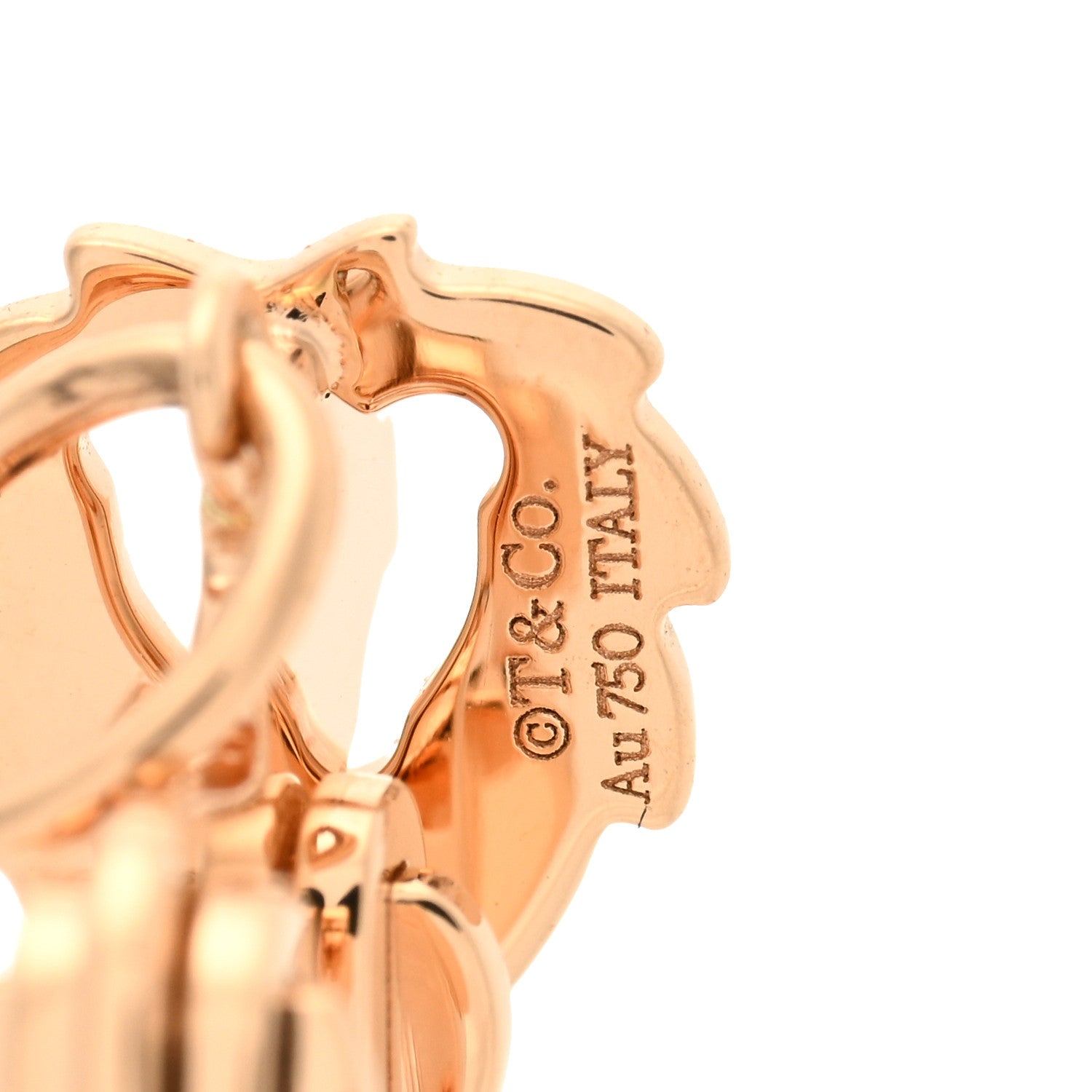 Tiffany 18K Rose Gold Save The Wild Lion Charm 3 of 4