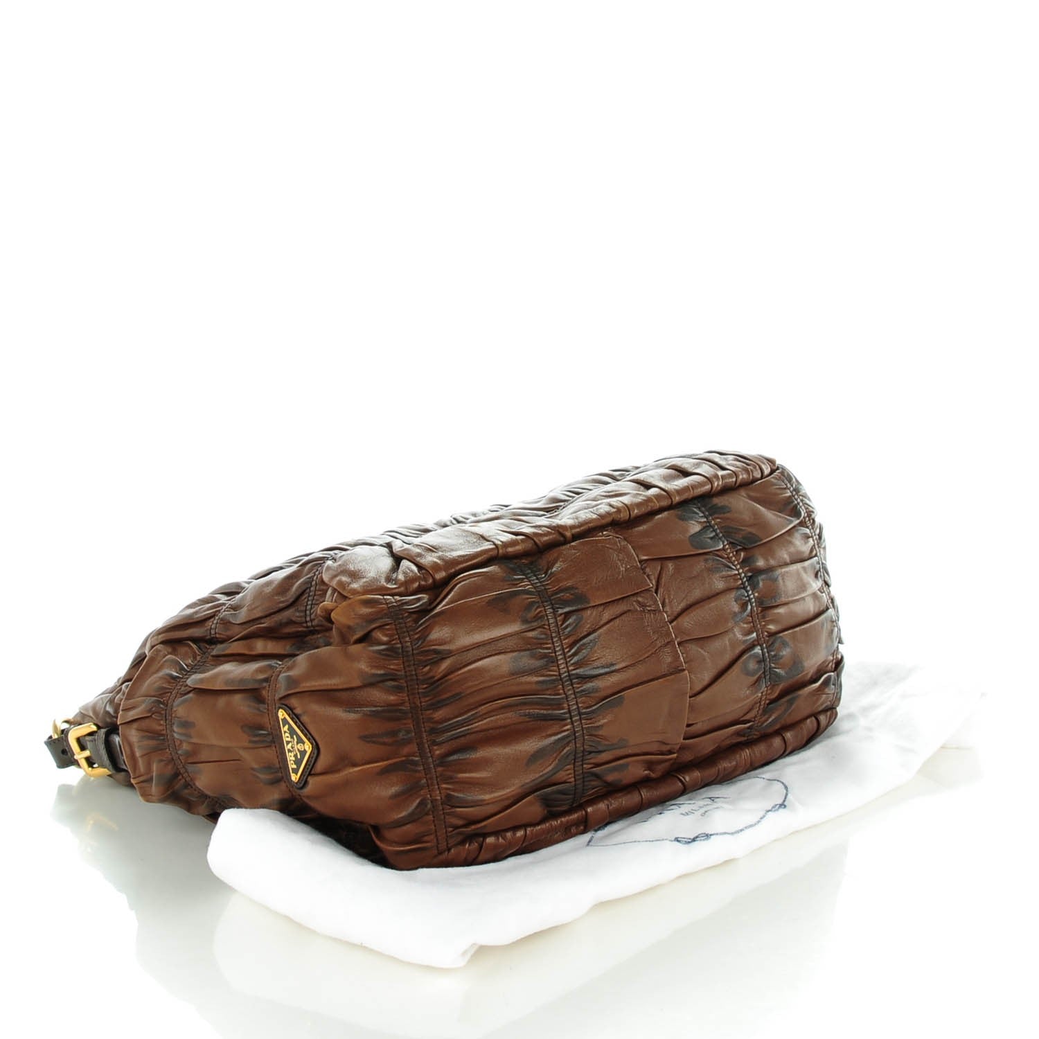 Prada Nappa Gaufre Hobo Noce 4 of 8