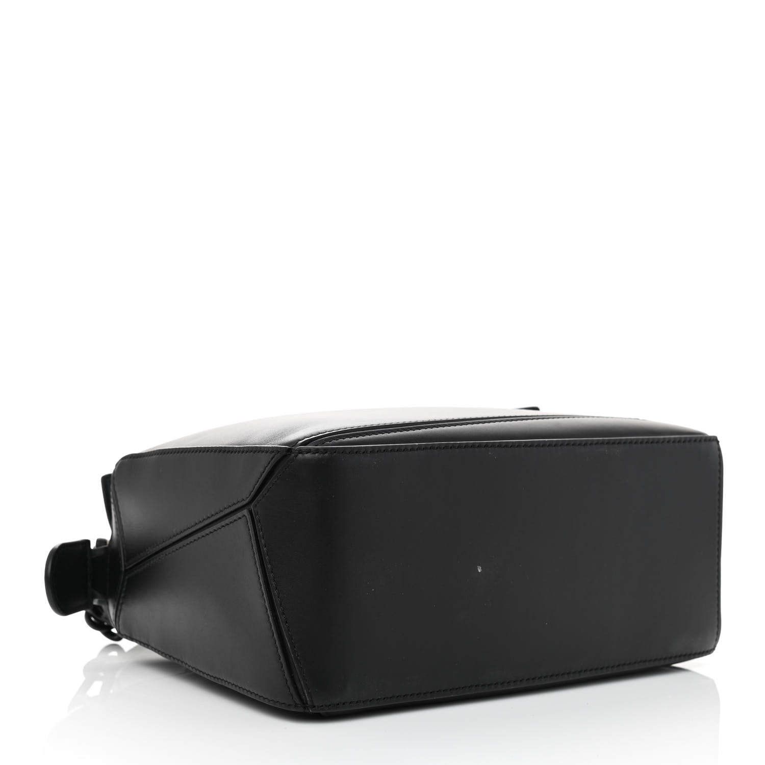 Loewe Satin Calfskin Small Puzzle Bag Black 4 of 8