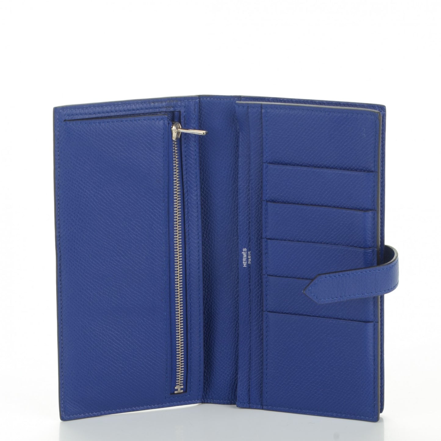 Epsom Bearn Gusset Wallet Bleu Saphir