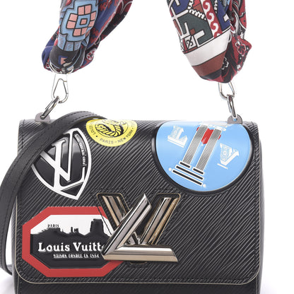 Louis Vuitton Epi World Tour Twist Shoulder Bag PM Black 9 of 10
