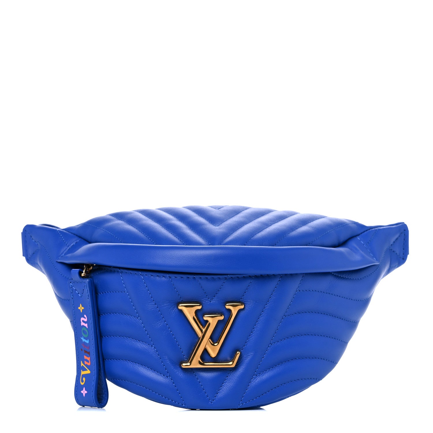 Louis Vuitton Calfskin New Wave Bumbag Blue Neon 1 of 10