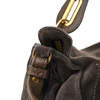 Chloe Suede Calfskin Medium Paraty Rock 12 of 15