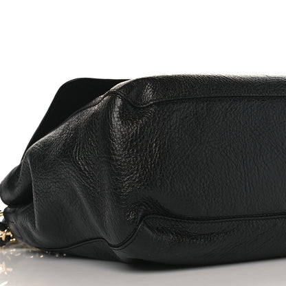 Mulberry Small Classic Grain Calfskin Medium Lily Black 7 of 8
