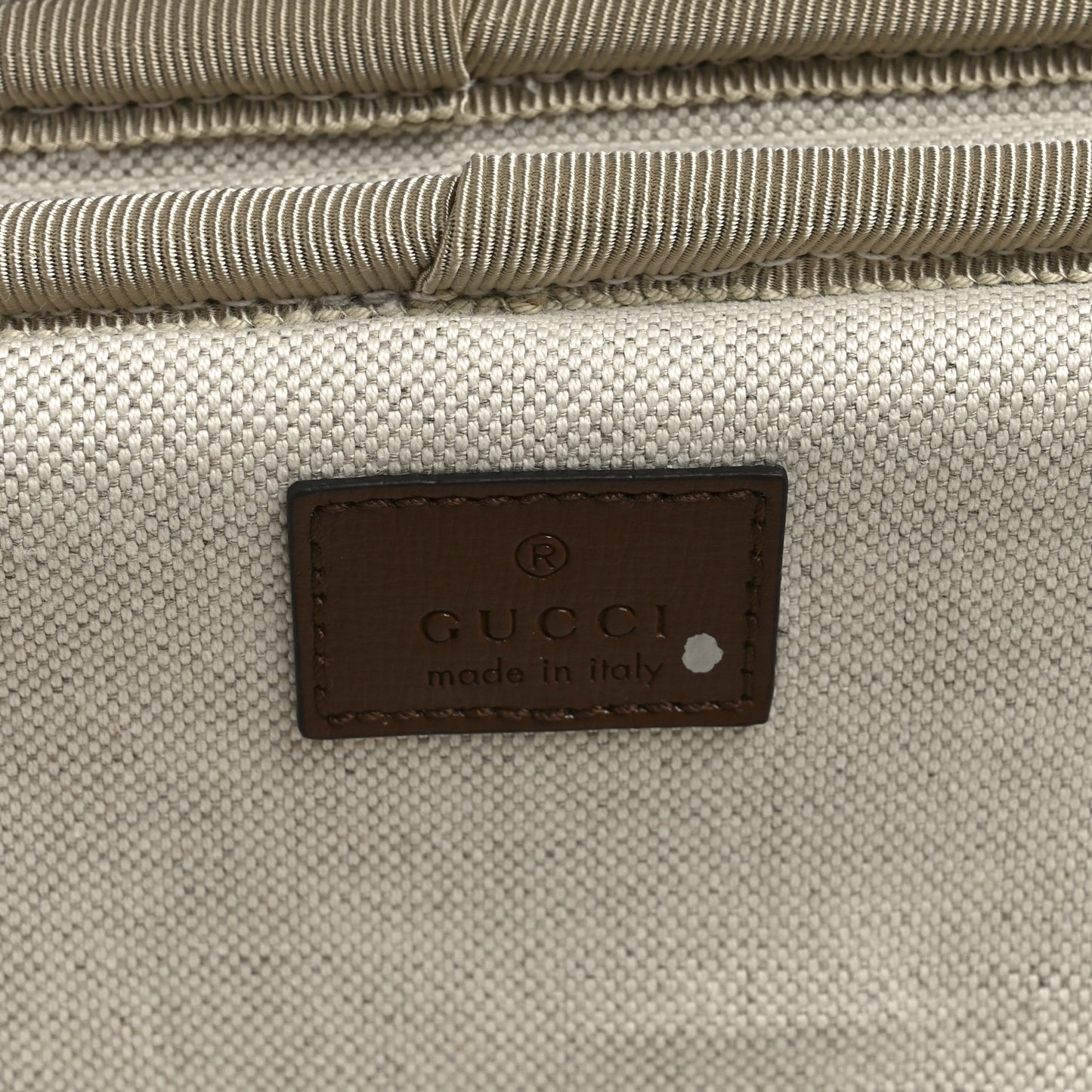 GG Supreme Monogram Azalea Calfskin Retro Interlocking G Carry On Trolley Beige Ebony Brown Sugar