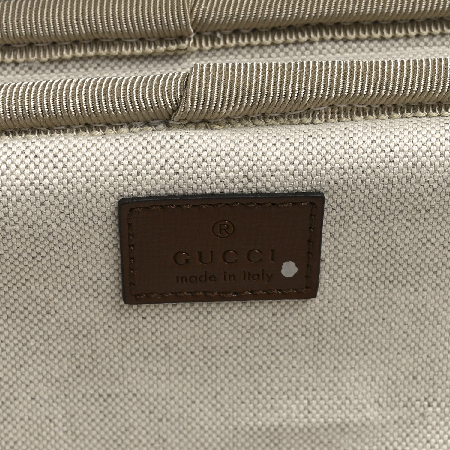 Gucci GG Supreme Monogram Azalea Calfskin Retro Interlocking G Carry On Trolley Beige Ebony Brown Sugar 5 of 9