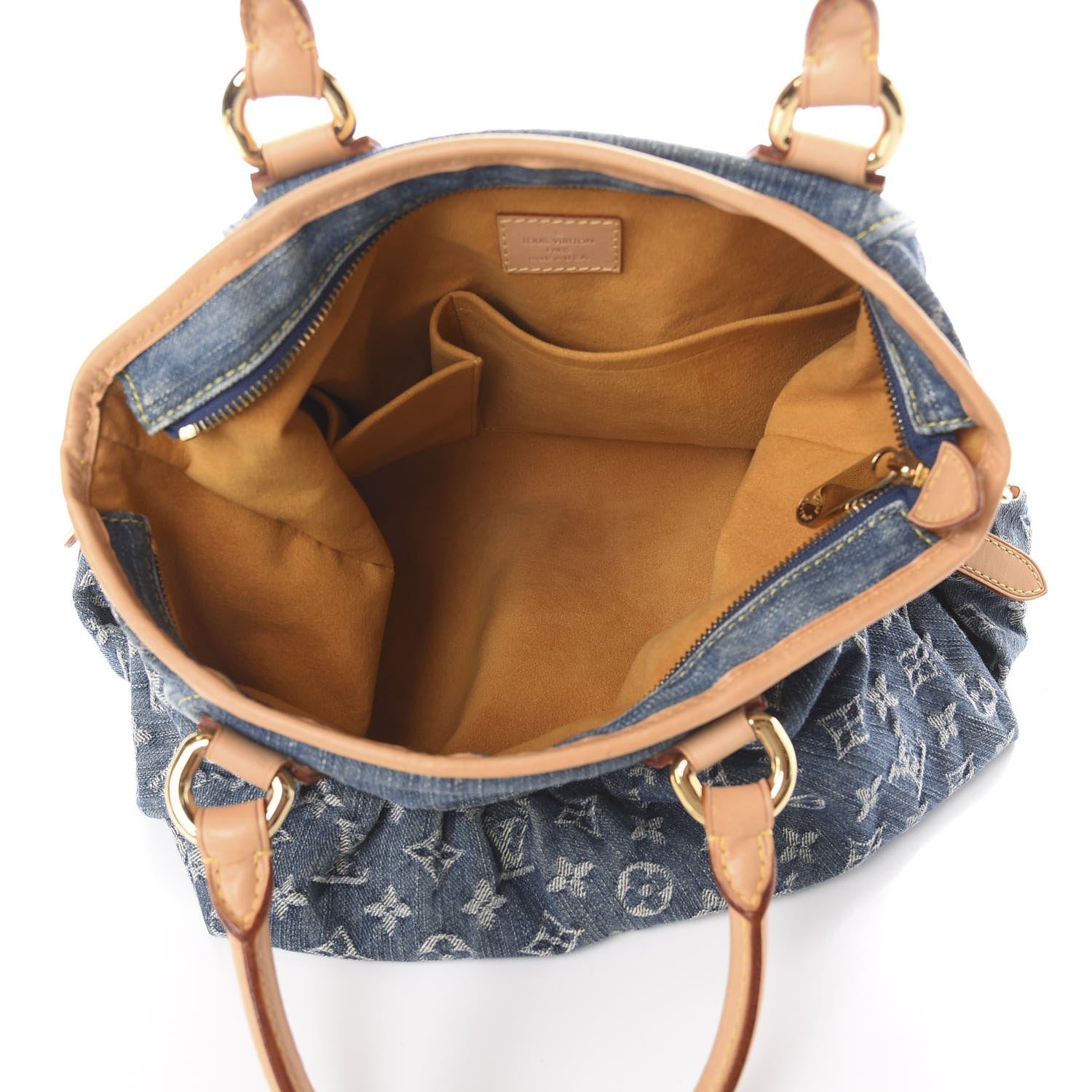 Louis Vuitton Denim Neo Cabby MM Blue 4 of 8