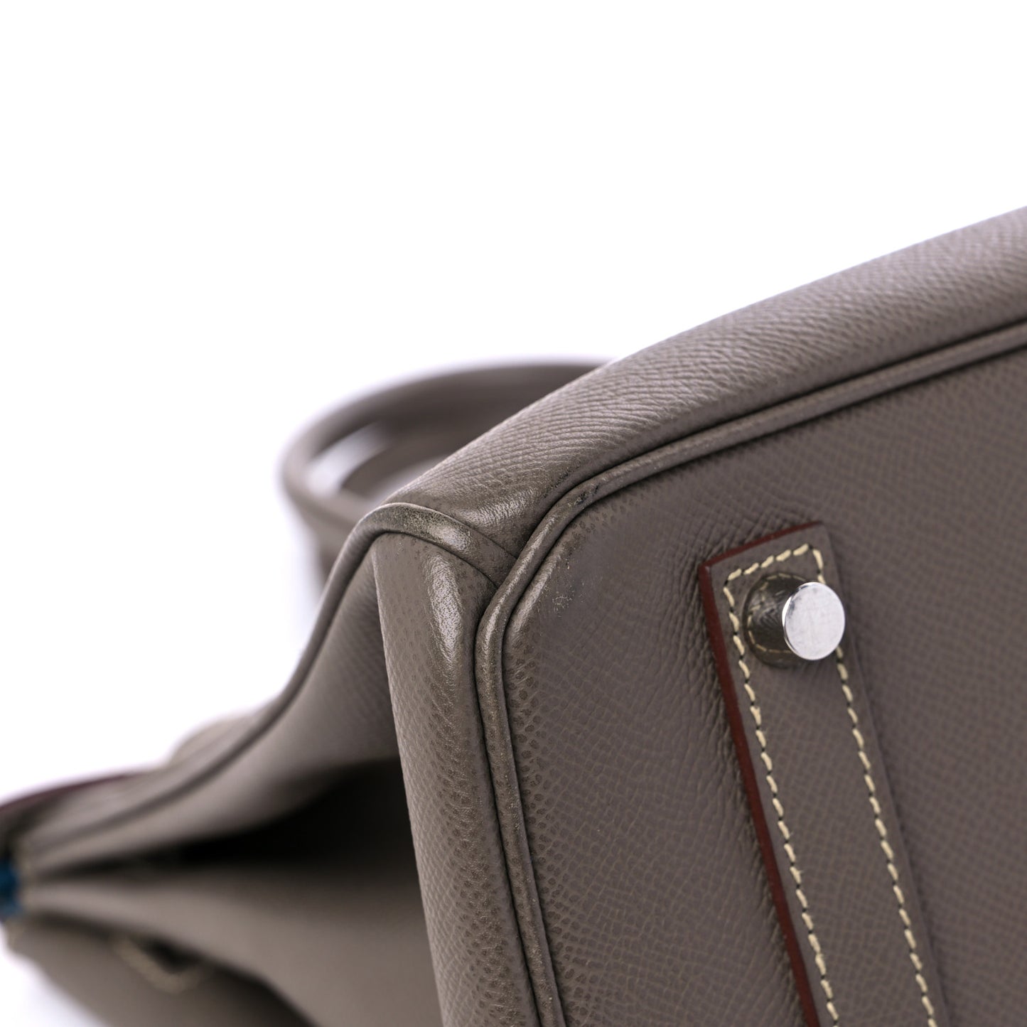 Epsom Candy Birkin 35 Etain Bleu Thalassa