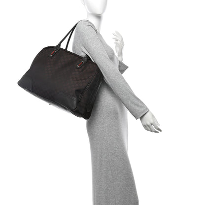 Gucci Nylon Monogram Large Princy Duffle Bag Dark Brown 2 of 12