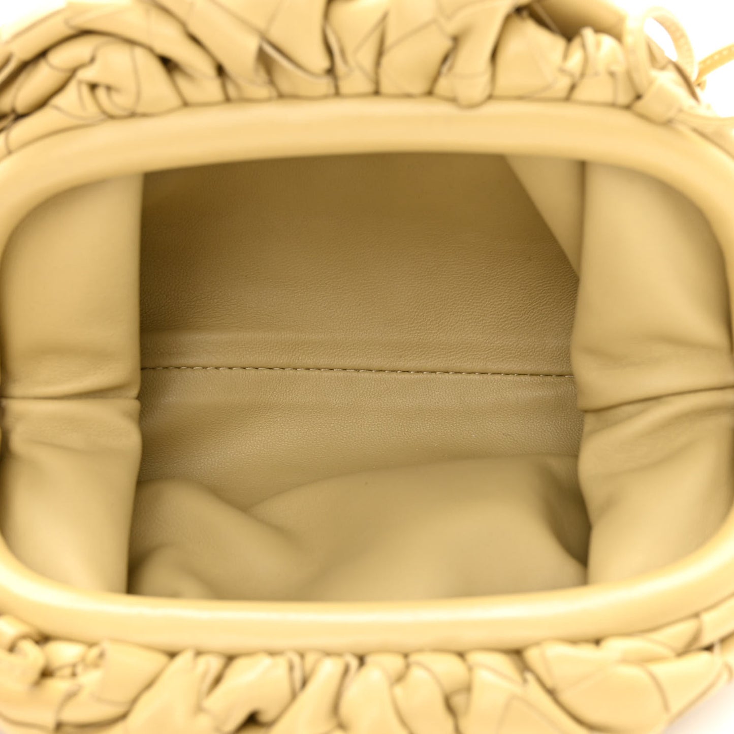 Nappa Intrecciato The Mini Pouch Tapioca