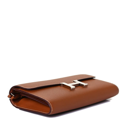 Hermes Epsom Constance Long Wallet To Go Gold 4 of 7