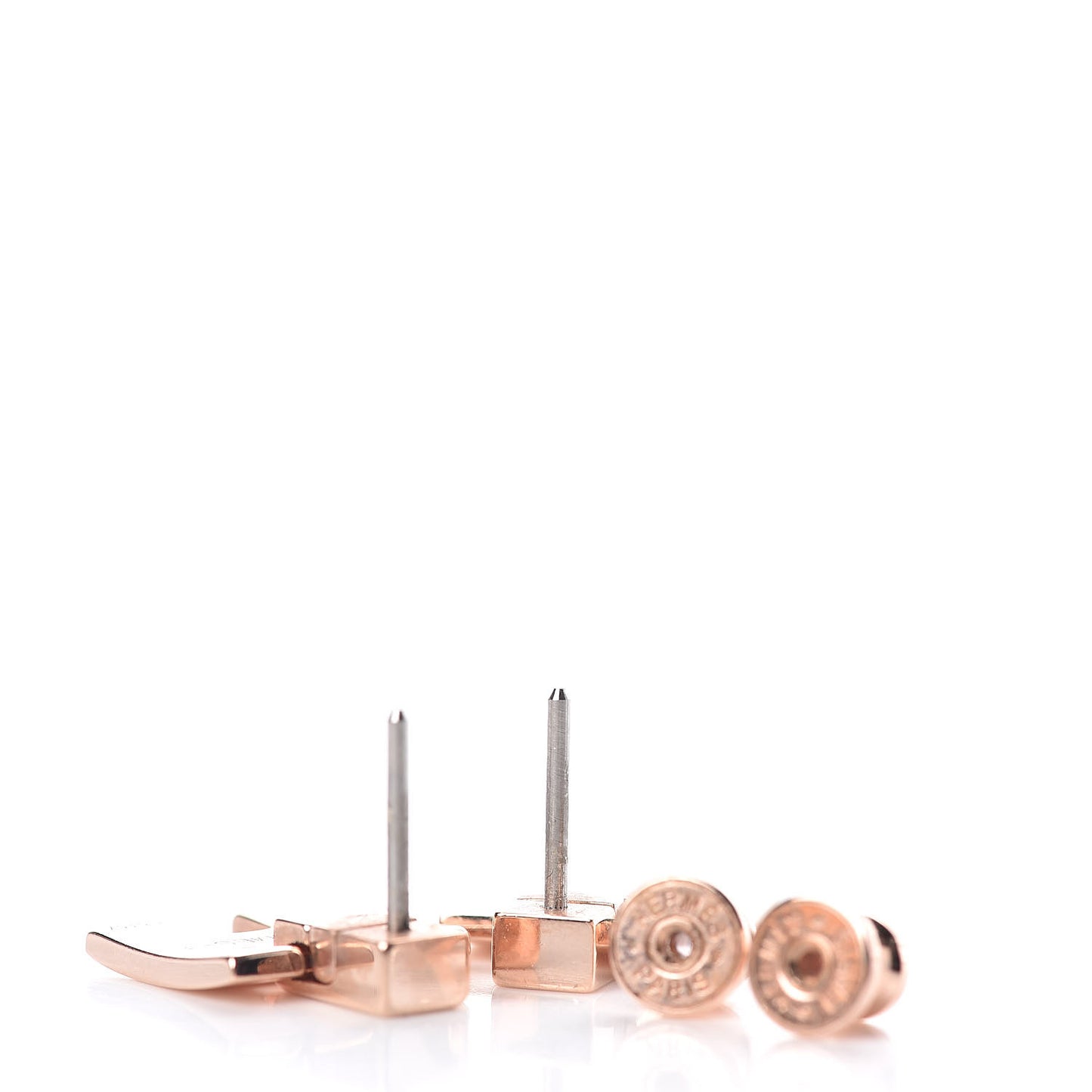 Rose Gold Lacquer Eileen Earrings Rose