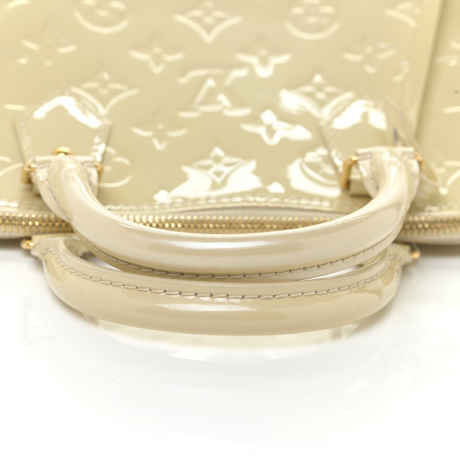 Louis Vuitton Vernis Alma PM Blanc Corail 11 of 12