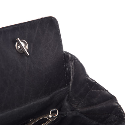 Chanel Aged Calfskin Reissue 2.55 Tote Black 9 of 13