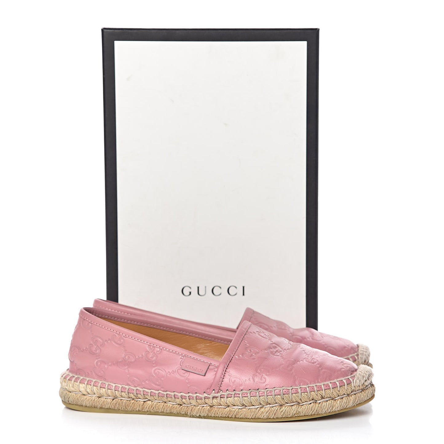 Guccissima Signature Espadrilles 38 Rose Baby Candy