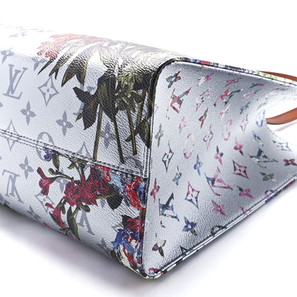 Louis Vuitton Metallic Monogram LV Garden OnTheGo MM Silver 10 of 10
