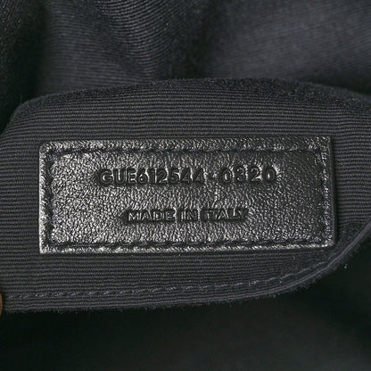 Saint Laurent Calfskin Matelasse Monogram Lou Camera Bag Black 7 of 10