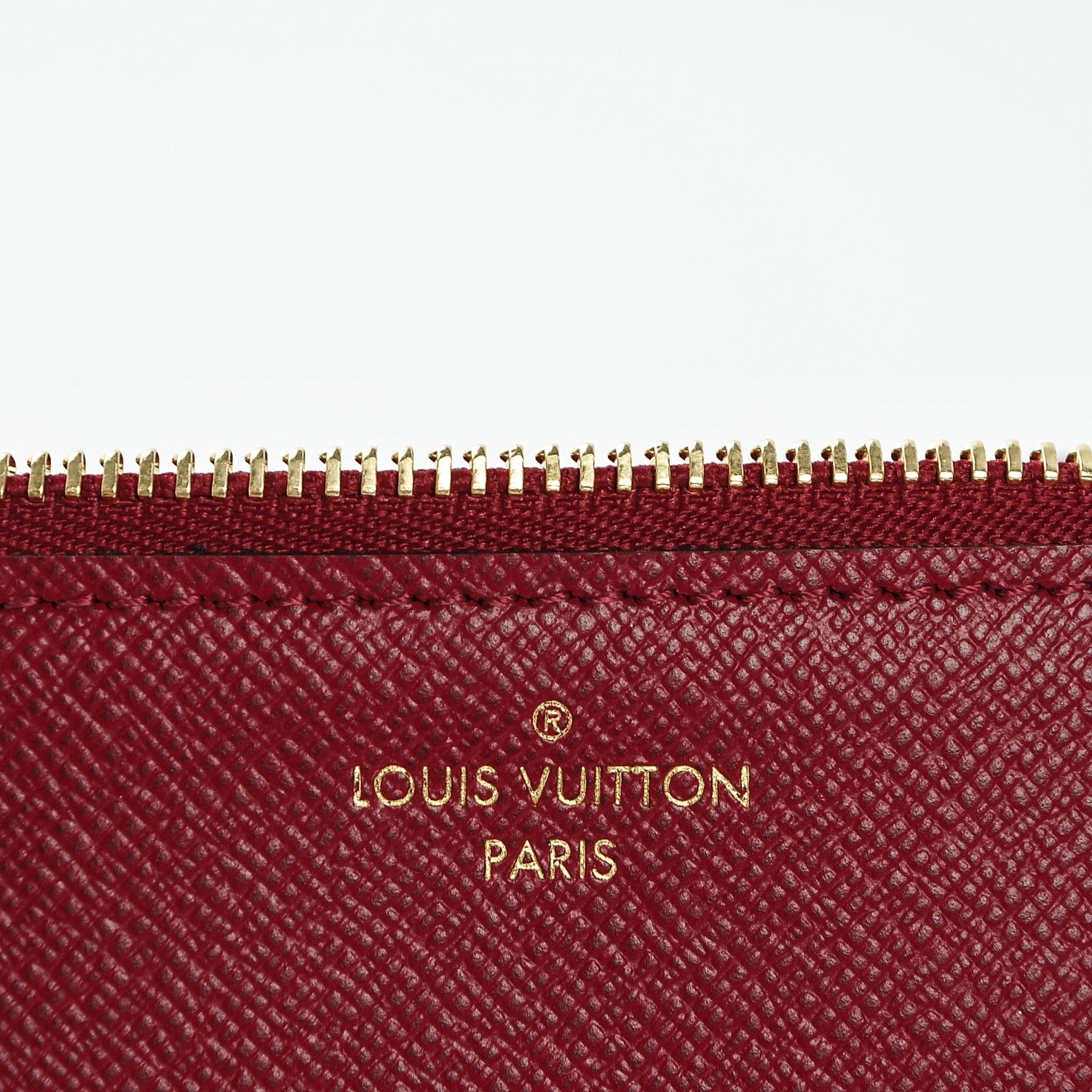 Louis Vuitton Calfskin Jeanne Wallet Zippered Insert Fuchsia 6 of 6