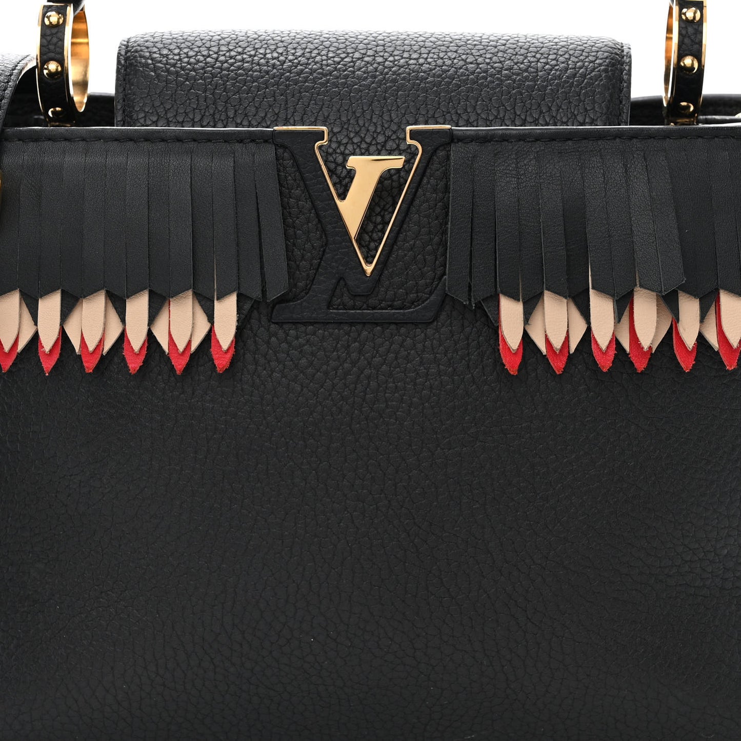 Hanami Taurillon Capucines BB Black Multicolor