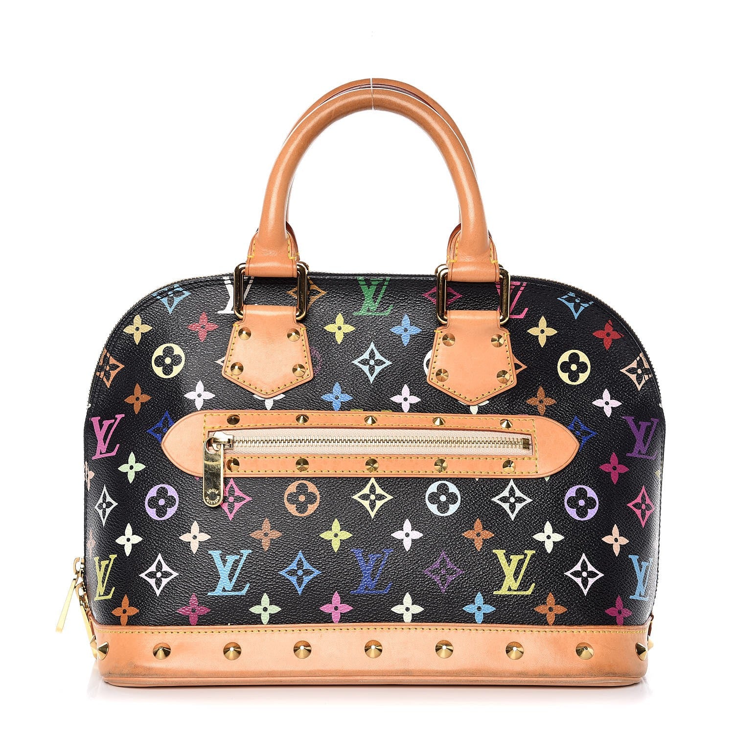 Louis Vuitton Monogram Multicolor Alma Black 1 of 14
