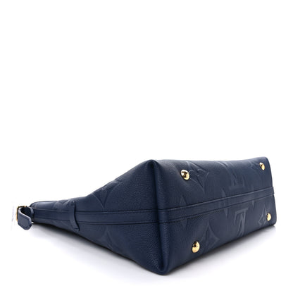 Louis Vuitton Empreinte Monogram Giant Carryall MM Navy 5 of 9