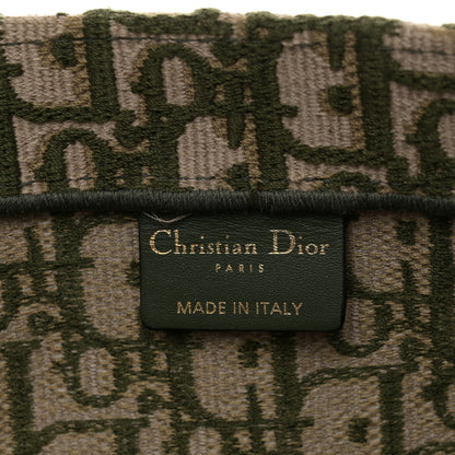 Christian Dior Oblique Large Book Tote Vert Multicolor 8 of 14