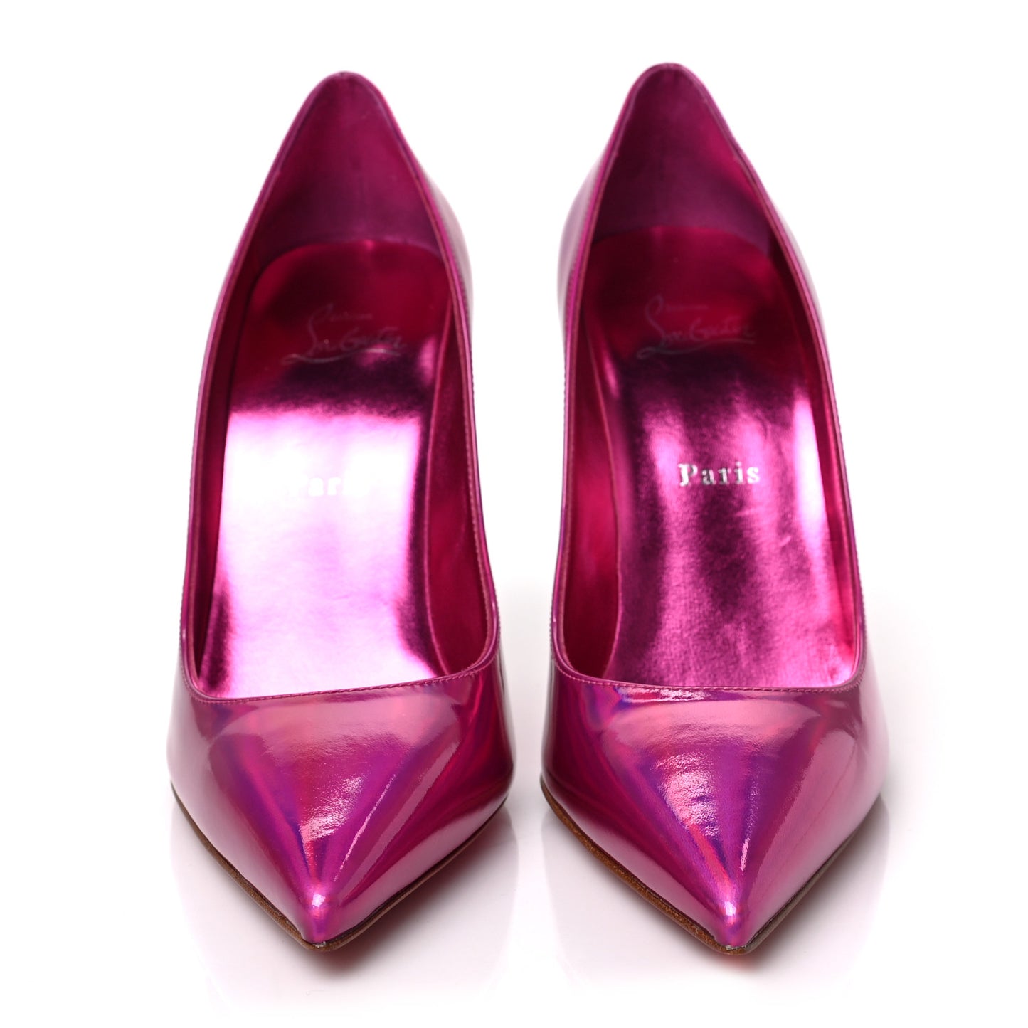 Metallic Patent Psychic So Kate 100 Pumps 39.5 Fuxia